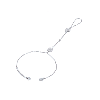 PULSERA ZO15301B PLATEADO ACERO INOXIDABLE 2B31