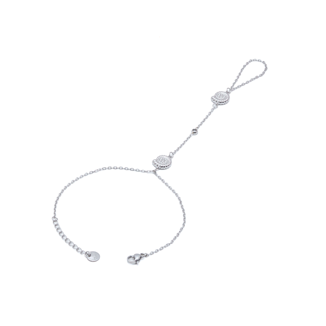 PULSERA ZO15301B PLATEADO ACERO INOXIDABLE 2B31