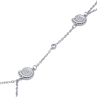 PULSERA ZO15301B PLATEADO ACERO INOXIDABLE 2B31
