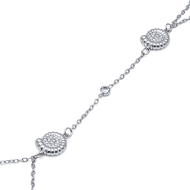 PULSERA ZO15301B PLATEADO ACERO INOXIDABLE 2B31