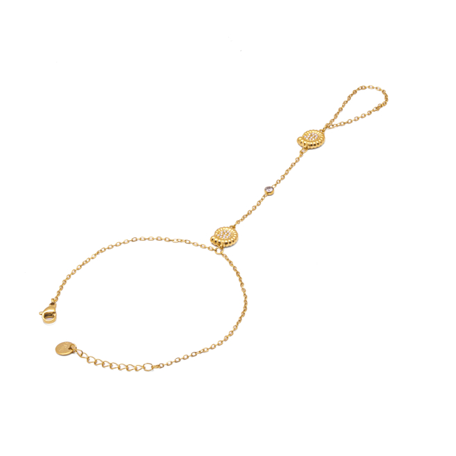 PULSERA ZO15301B DORADO ACERO INOXIDABLE 2B31