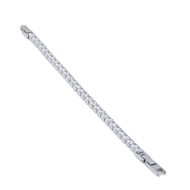 PULSERA ZO13664B/5MM PLATEADO Acero Inoxidable 2B22