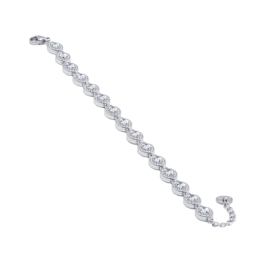PULSERA ZO13828B Plateado Acero Inoxidable 2B21