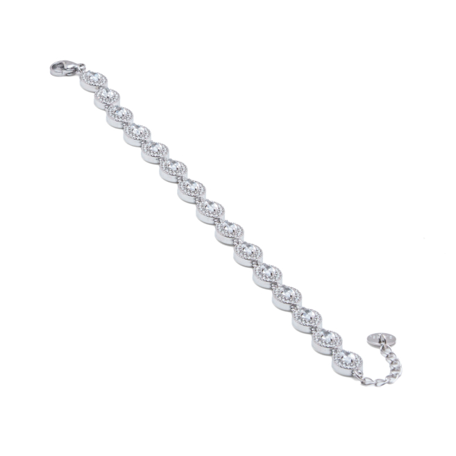 PULSERA ZO13828B Plateado Acero Inoxidable 2B21