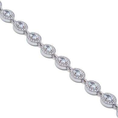 PULSERA ZO13828B Plateado Acero Inoxidable 2B21