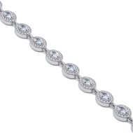 PULSERA ZO13828B Plateado Acero Inoxidable 2B21