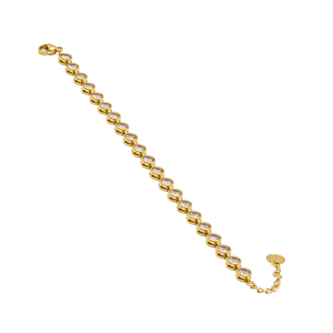Pulsera ZO10591B550 Dorado Acero Inoxidable -2B21