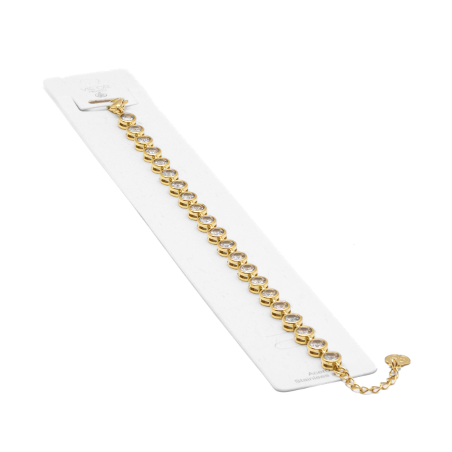 Pulsera ZO10591B550 Dorado Acero Inoxidable -2B21