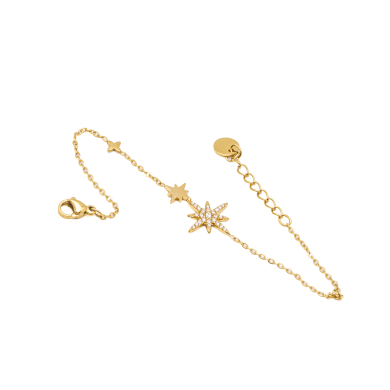 PULSERA ZO13616B Dorado Acero Inoxidable 2B13