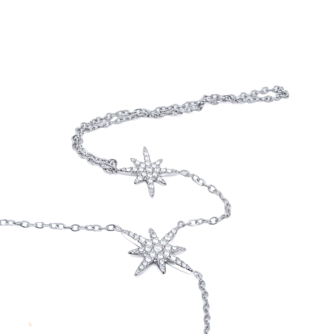 PULSERA ZO13233B Plateado Acero Inoxidable -2B31