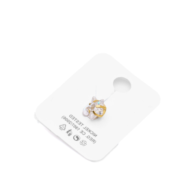ARETES PIERCING ZO15263P/OMBLIGO DORADO Acero Inoxidable F38