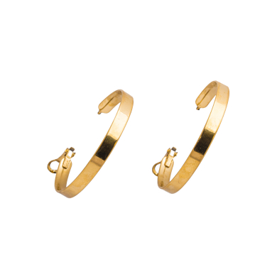 ARETES 50MM Y01533 DORADO Acero Inoxidable F59