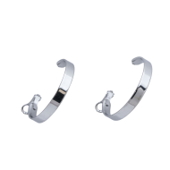 ARETES 40MM Y01532 PLATEADO Acero Inoxidable F310
