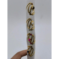ANILLOS Y01591 BLANCO ACERO INOXIDABLE