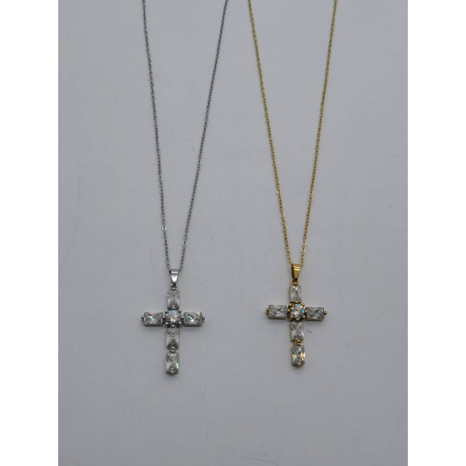 COLLAR Y01626 PLATEADO ACERO INOXIDABLE