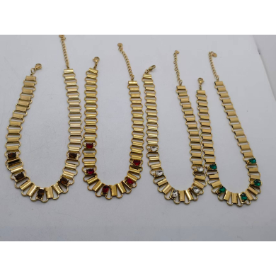 COLLAR Y01593 BLANCO ACERO INOXIDABLE
