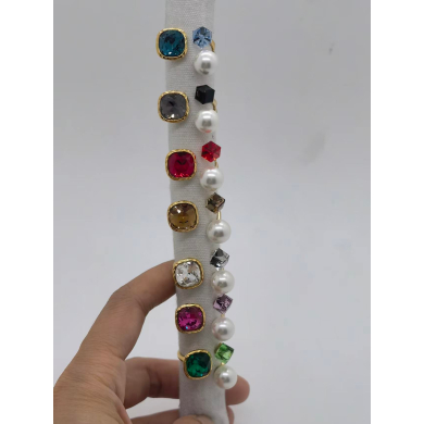ANILLOS Y01629 VERDE ACERO INOXIDABLE