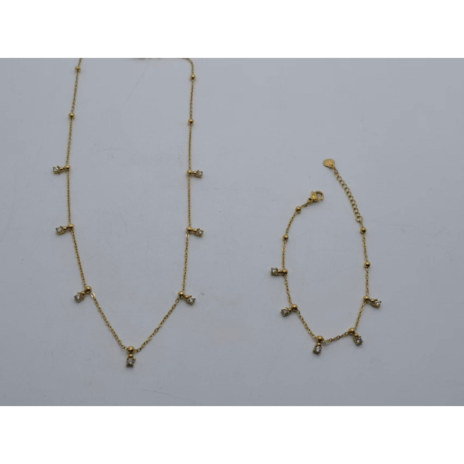 COLLAR Y01608 DORADO ACERO INOXIDABLE