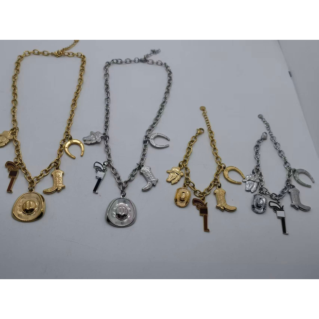 COLLAR Y01620 PLATEADO ACERO INOXIDABLE