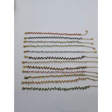 PULSERA Y01654 NEGRO ACERO INOXIDABLE