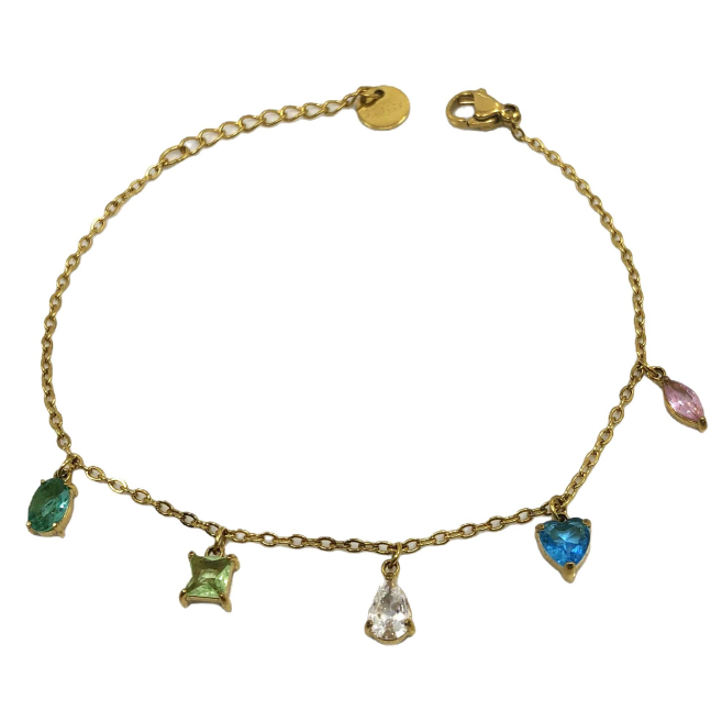 PULSERA ZO15461B DORADO ROSA ACERO INOXIDABLE 2C31