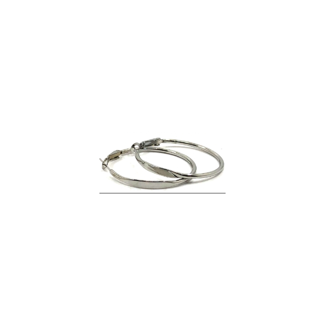 ARETES ZO9695E/30MM/180 PLATEADO  ACERO INOXIDABLE F310