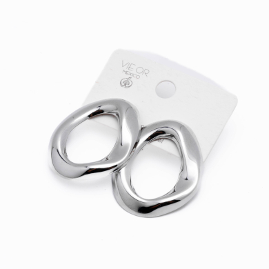 ARETES ZO14366E/31*37MM/200 PLATEADO Acero Inxidable G41 G41