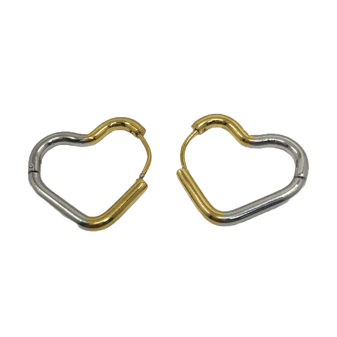 ARETES ZO16029E/23*19.5MM BICOLOR  ACERO INOXIDABLE F23 F23