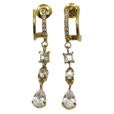 ARETES ZO15889E PLATEADO  ACERO INOXIDABLE F21