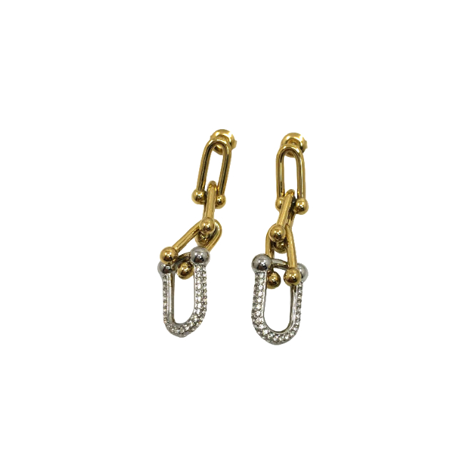 ARETES ZO13163E PLATEADO  ACERO INOXIDABLE F42