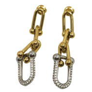 ARETES ZO13163E PLATEADO  ACERO INOXIDABLE F42