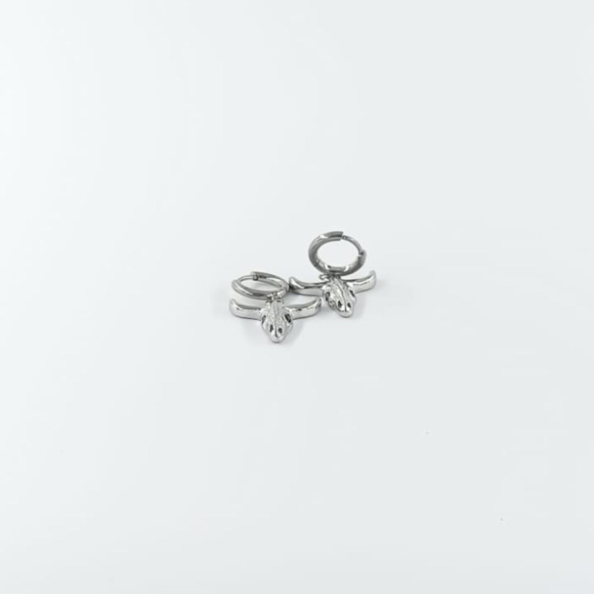 ARETES ZO10490E250 PLATEADO ACERO INOXIDABLE F43