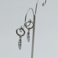 ARETES ZO10490E250 PLATEADO ACERO INOXIDABLE F43