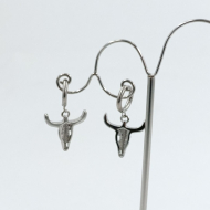 ARETES ZO10490E250 PLATEADO ACERO INOXIDABLE F43