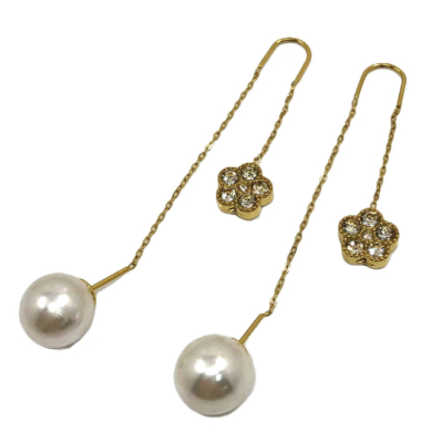 ARETES ZO15910E PLATEADO  ACERO INOXIDABLE F45
