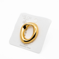 ANILLO ZO8990R300 Dorado Acero Inoxidable - A53