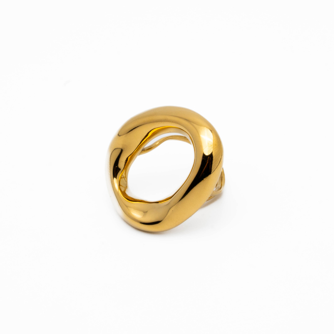 ANILLO ZO8990R300 Dorado Acero Inoxidable - A53