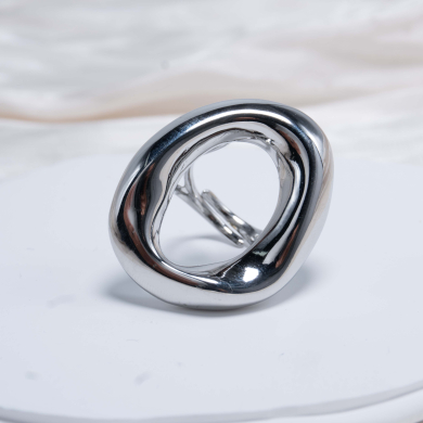 ANILLO ZO8990R300 Plateado Acero Inoxidable - A53