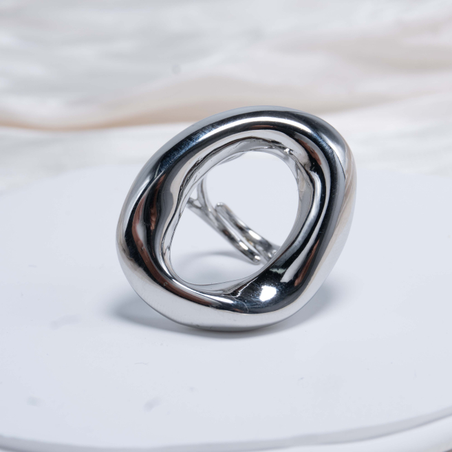 ANILLO ZO8990R300 Plateado Acero Inoxidable - A53