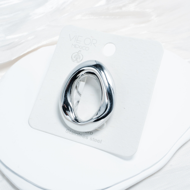 ANILLO ZO8990R300 Plateado Acero Inoxidable - A53