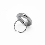 ANILLO ZO8990R300 Plateado Acero Inoxidable - A53