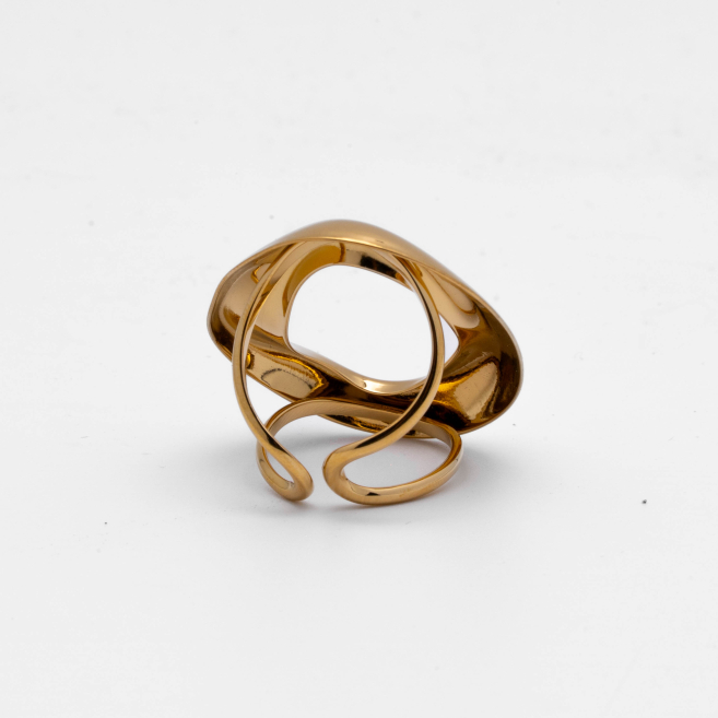 ANILLO ZO14367R/37MM/200 DORADO Acero Inoxidable  A51