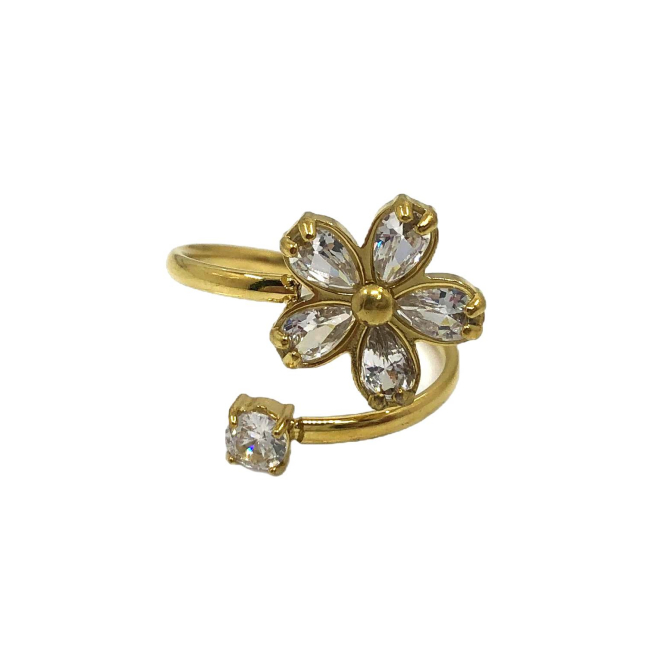 ANILLOS ZO15604R PLATEADO  ACERO INOXIDABLE A33