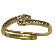 ANILLOS ZO13745R DORADO  ACERO INOXIDABLE A31