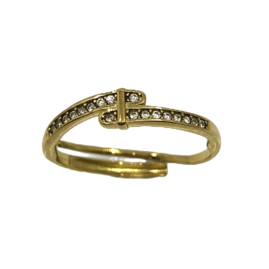 ANILLOS ZO13745R PLATEADO  ACERO INOXIDABLE A31