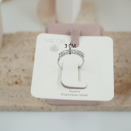 ANILLO ZO11728R PLATEADO Acero Inoxidable A31