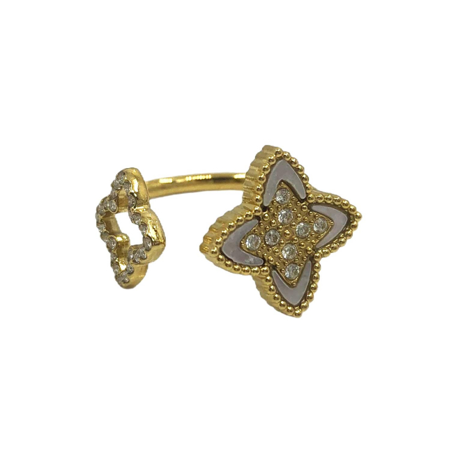 ANILLOS ZO15675R DORADO  ACERO INOXIDABLE A11