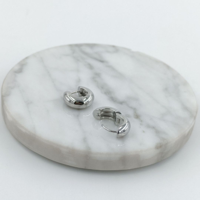 ARETES ZO11249E/8MM/200 PLATEADO ACERO INOXIDABLE F22
