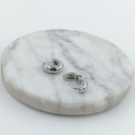 ARETES ZO11249E/8MM/200 PLATEADO ACERO INOXIDABLE F22