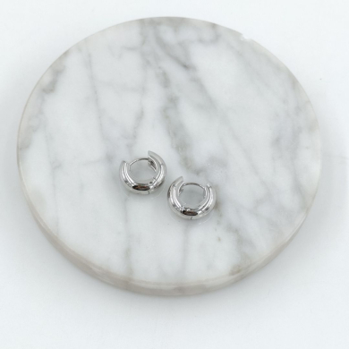 ARETES ZO11249E/8MM/200 PLATEADO ACERO INOXIDABLE F22